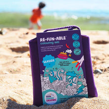 Load image into Gallery viewer, Little Change Creators - Seaside Re-Fun-Able™ Children&#39;s Colouring Set
