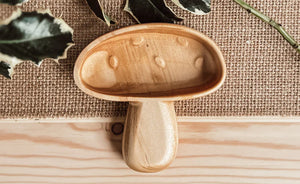 Beadie Bug Play - Wooden Mini Mushroom Tray