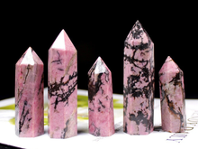 Load image into Gallery viewer, Moon Rituals - Atural Rhodonite Tower | Emotional Healing &amp; Self-Love Crystal Point
