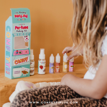 Load image into Gallery viewer, Confetti Blue - Candy Scented Perfume Making Kit
