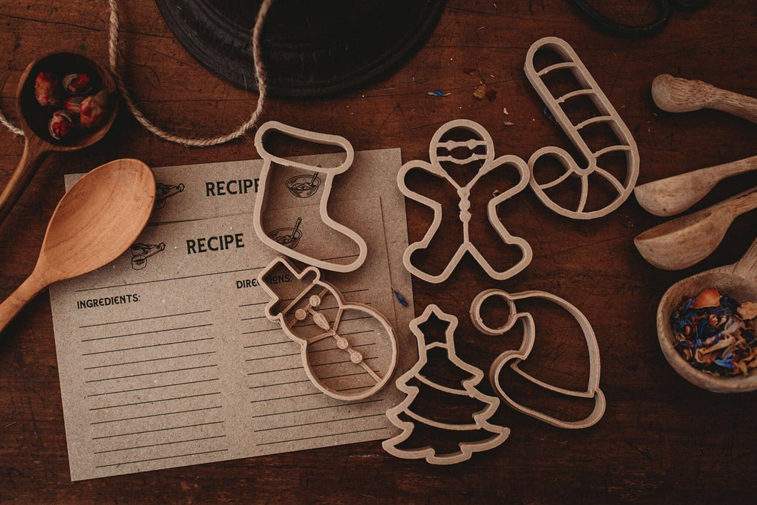 Kinfolk Pantry - Christmas traditional Cutter Set - Eco Playdough Tool