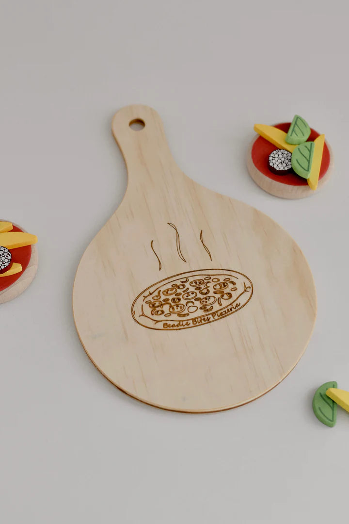 Beadie Bug Play - Wooden Pizza Paddle