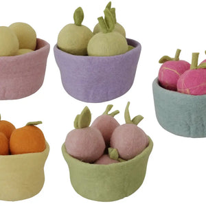Petit Felt Treats - Felt Bowls Blue