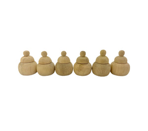 Papoose Decorate Your Own - Mini Natural Pot 1 PIECE