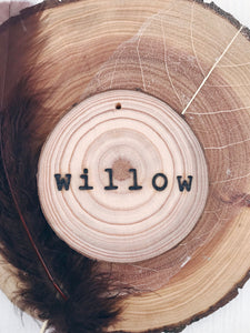 Personalised Wooden Gift Tags
