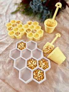 Beadie Bug Play - Honeycomb Trinket Tray Medium - Neutral