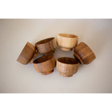 Load image into Gallery viewer, Qtoys - Mini Wooden Bowls Set of 6
