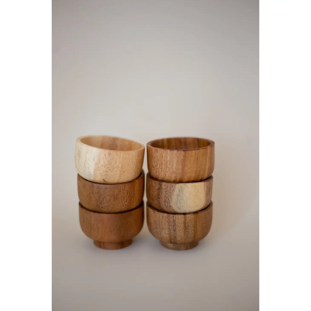 Qtoys - Mini Wooden Bowls Set of 6